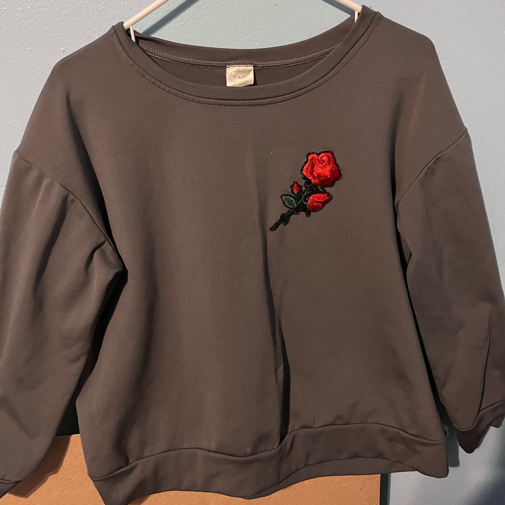 grey sweater